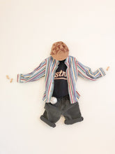 Load image into Gallery viewer, Striped Denim Chemise