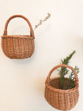 Load image into Gallery viewer, Mini Hand-Woven Wicker Basket
