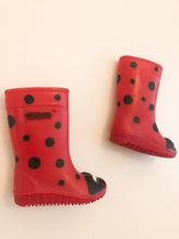 Load image into Gallery viewer, Ladybug Rain Boots
